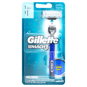 Aparelho De Barbear Gillette Mach3 Acqua Grip - Gillette