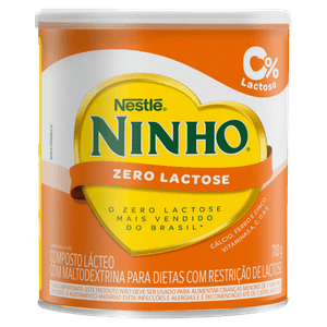 Kit 3 Nestlé Ninho Zero Lactose Composto Lácteo 700G
