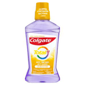 Enxaguante Bucal Sem Álcool Colgate Total 12 Antitártaro 500Ml