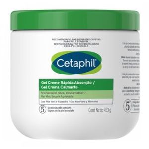 Cetaphil Gel Creme Rápida Absorção Calmante Galderma 453G