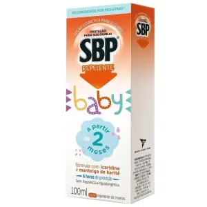 Repelente Sbp Baby Icaridina Manteiga Karite 100Ml