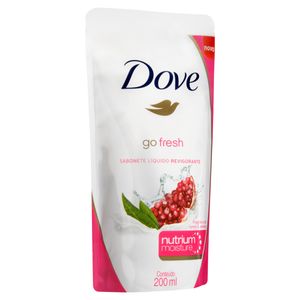 Dove Sabonete Sabonete Liquido Refil Go Fresh Roma E Verbena 200 Ml