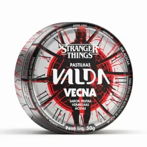 Pastilhas Valda Stranger Things Vecna Frutas Vermelhas Ácidas 50g