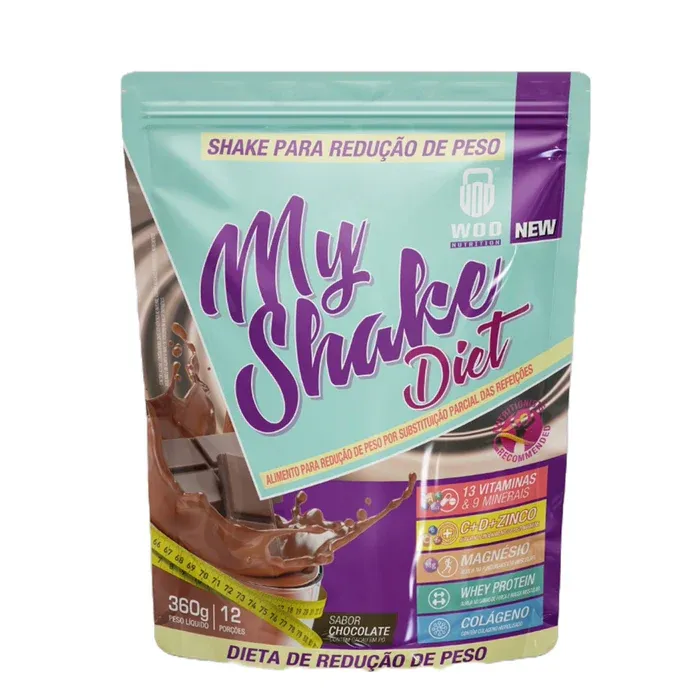 My Shake Diet Chocolate Redução de Peso 360g