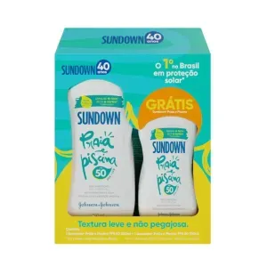 Kit Protetor Solar Sundown Praia & Piscina FPS 50 200ml + 120ml