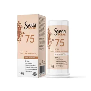 Protetor Sveda Solar Stick Claro Fps 75 14G