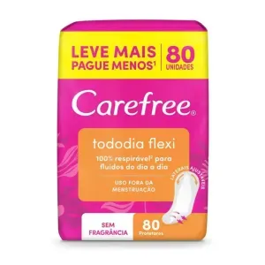 Protetor Diário Carefree Tododia Flexi 80 Unidades