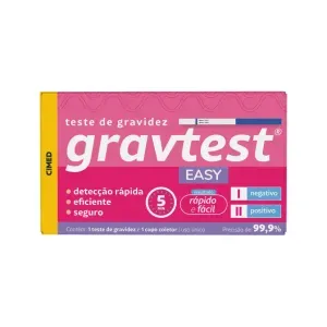 Teste de Gravidez Gravtest Easy Cimed