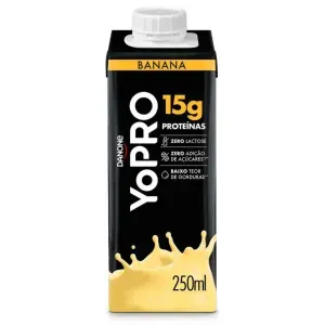 YoPRO Bebida Láctea UHT Banana 15g de Proteínas 250ml