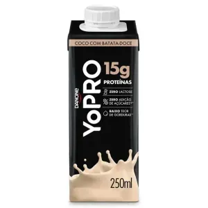 YoPRO Bebida Láctea UHT Coco com Batata-Doce 15g de Proteínas 250ml