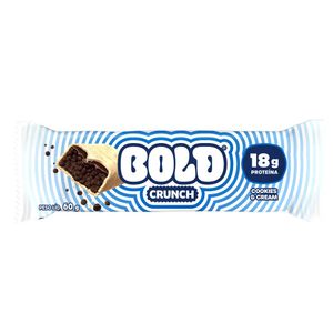 Barra de Proteína Bold Crunch Cookies & Cream 60g