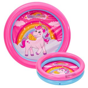 Piscina Inflável infantil DM Brasil Unicórnio 21L
