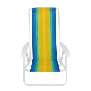 Cadeira de Praia de Aço MOR 4 Posições - 1 Unidade Sortida