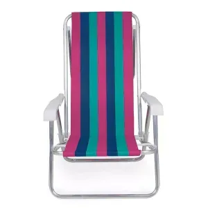 Cadeira Reclinável Alumínio 8 Posições Sortida MOR