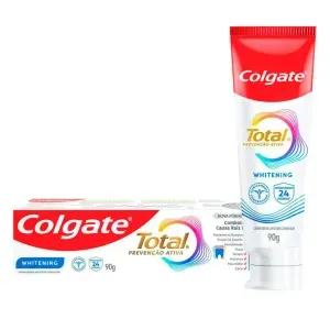 Creme Dental Colgate Total Prevenção Ativa Whitening 90g