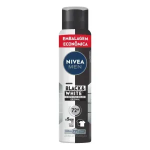 Desodorante Antitranspirante Aerossol Nivea Men Black & White Invisible 48h 200ml