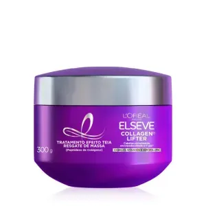 Máscara de Tratamento Efeito Teia Resgate de Massa Elseve Collagen Lifter 300g