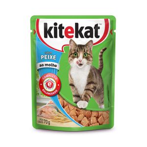 Ração Sachê Kitekat Peixe 70g