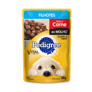 Sache Pedigree Filhote Carne 100G