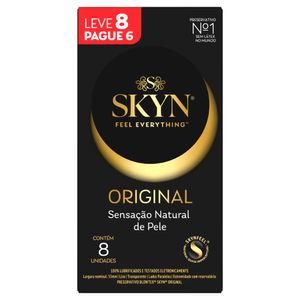 Preservativo Skyn Original Sensação Natural 8 Unidades