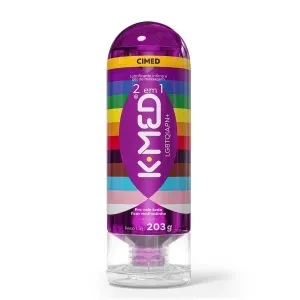 Lubrificante Íntimo K-Med 2 em 1 LGBTQIA+ 203g