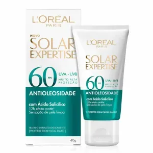 Protetor Solar Facial L'Oreal Paris Solar Expertise Antioleosidade FPS 60 40g