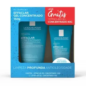 Kit Gel de Limpeza Facial La Roche-Posay Effaclar Concentrado 150g + 40g