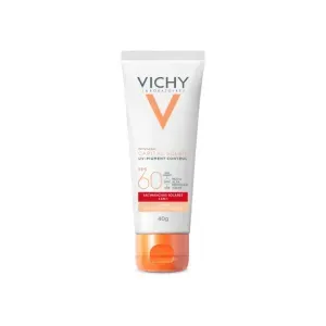 Protetor Solar Facial Vichy Capital Soleil UV-Pigment Control FPS 60 Antimanchas Solares 3 em 1 Cor 1.0 40g